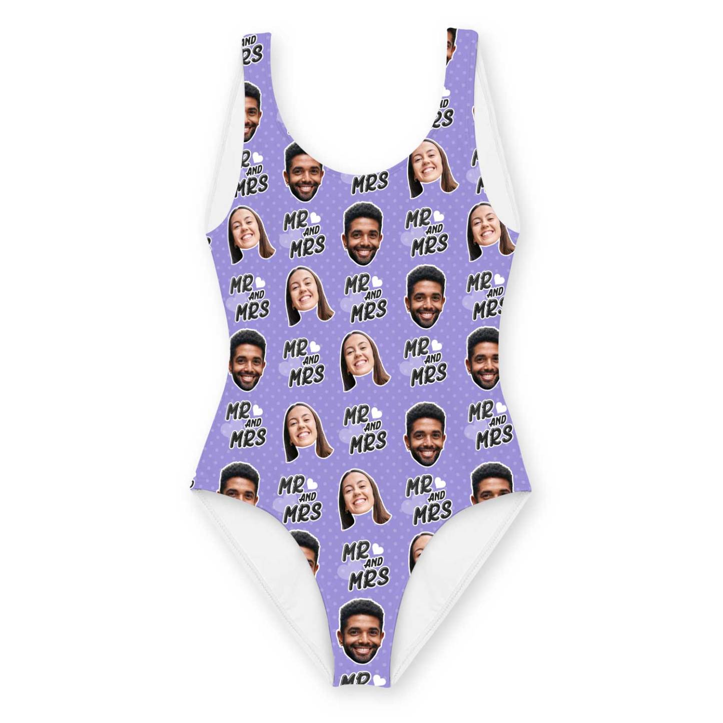 Face Bathing Suit Mr & Mrs Swimsuit Personalised With Faces Custom Swimsuit with Picture