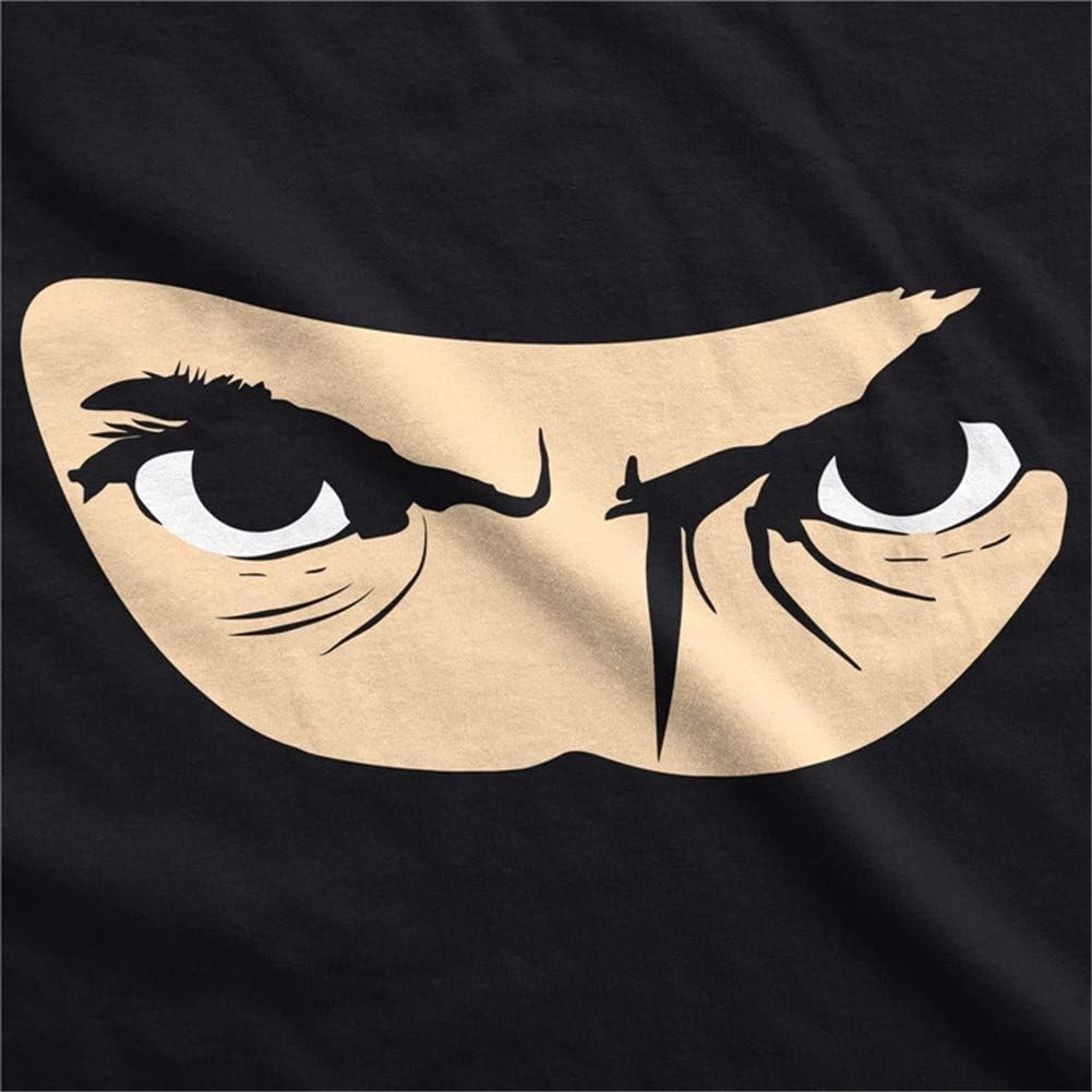 Men's Funny Flip T-Shirt Ask Me About My Ninja Disguise Hidden Mask Tee Funny Shirt