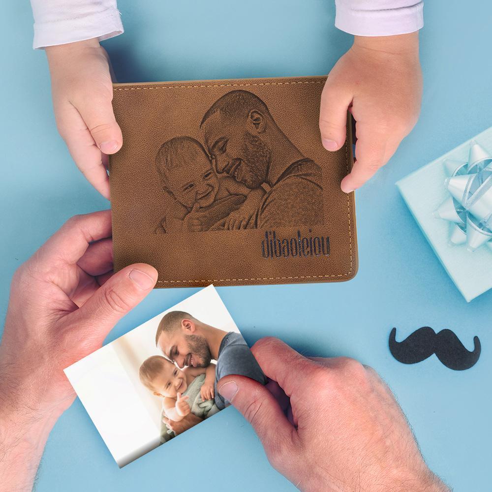 Custom Photo Wallet Personalised Wallet Father's Day Gift