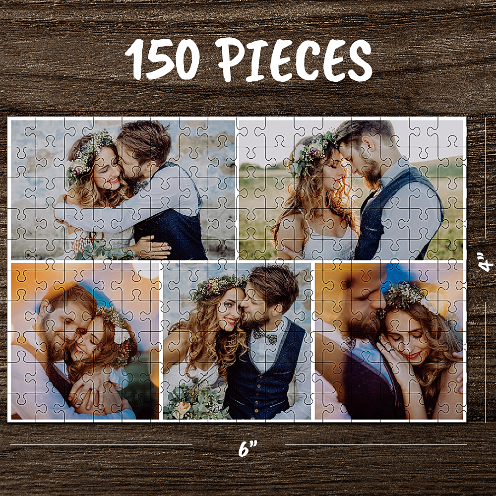 Custom Photo Jigsaw Collage Family Puzzle Love Puzzle-35-1000 Pieces
