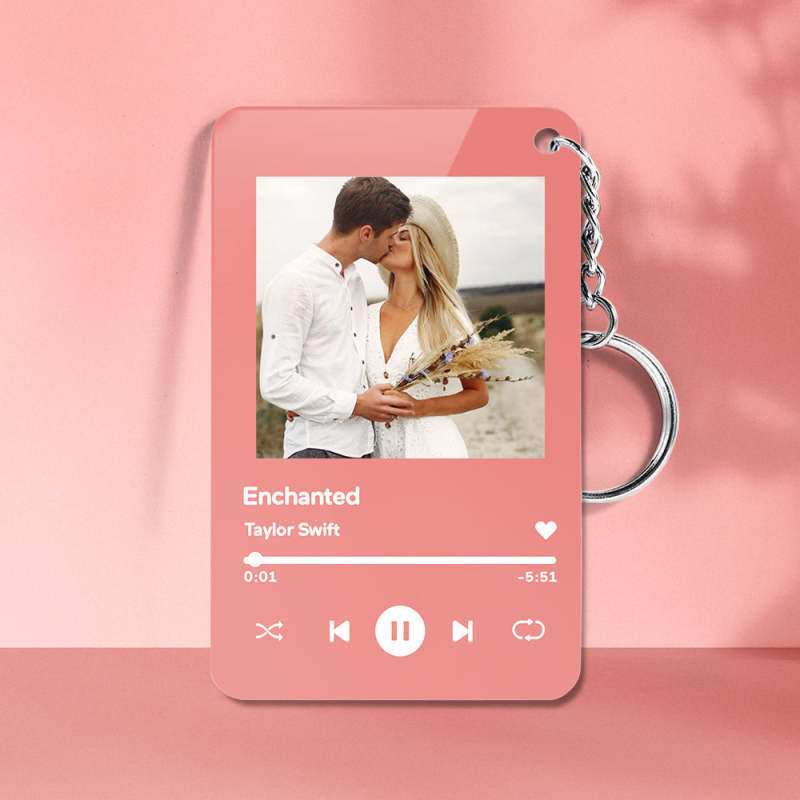 1pc Custom Music Plaque, Personalized Acrylic Plaque, Custom Copuple Song Gift, Custom Album Cover -