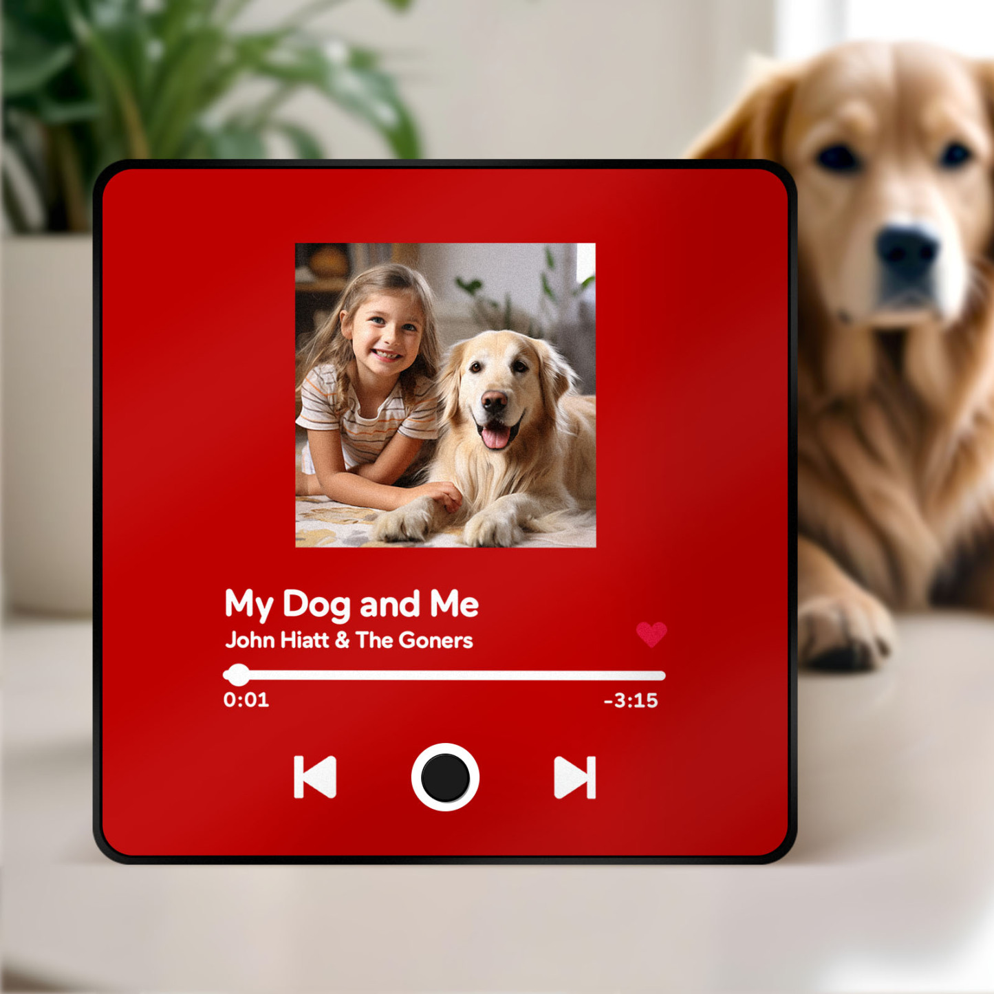 Personalized Photo Music Fridge Magnet Christmas Gifts for Lovers Personalized Music Magnets Can Play Songs Christmas Gift -