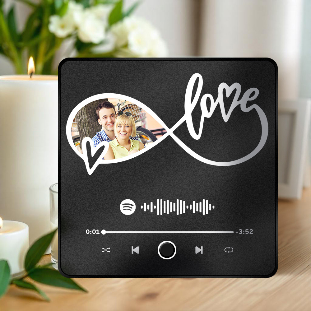 Personalized Photo Music Fridge Magnet Christmas Gifts for Lovers Personalized Music Magnets Can Play Songs Christmas Gift -