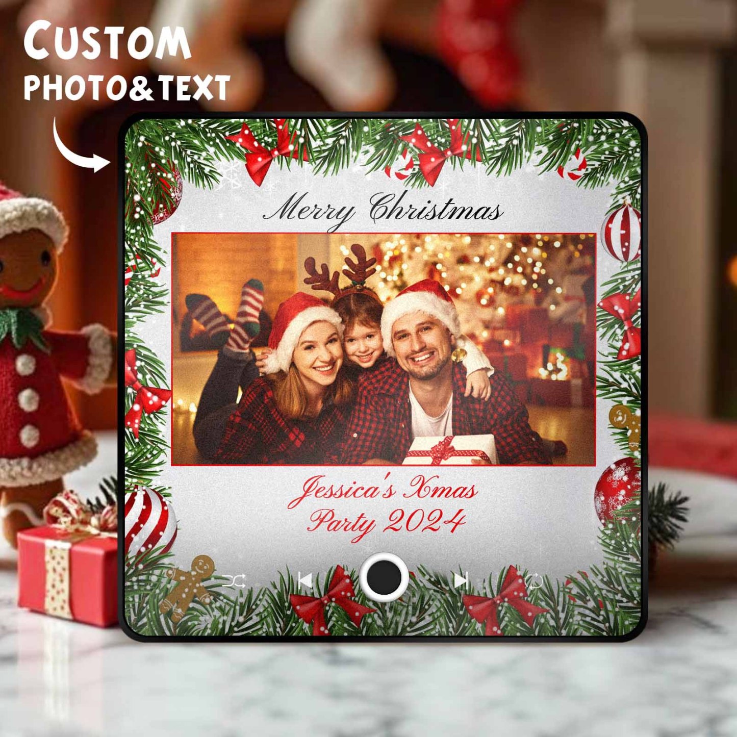Personalized Music Fridge Magnet Christmas Party Custom Music Magnets