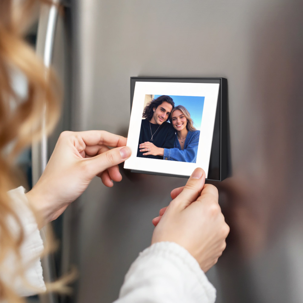 Custom Music & Photo Fridge Magnet Supports NFC Functionality -