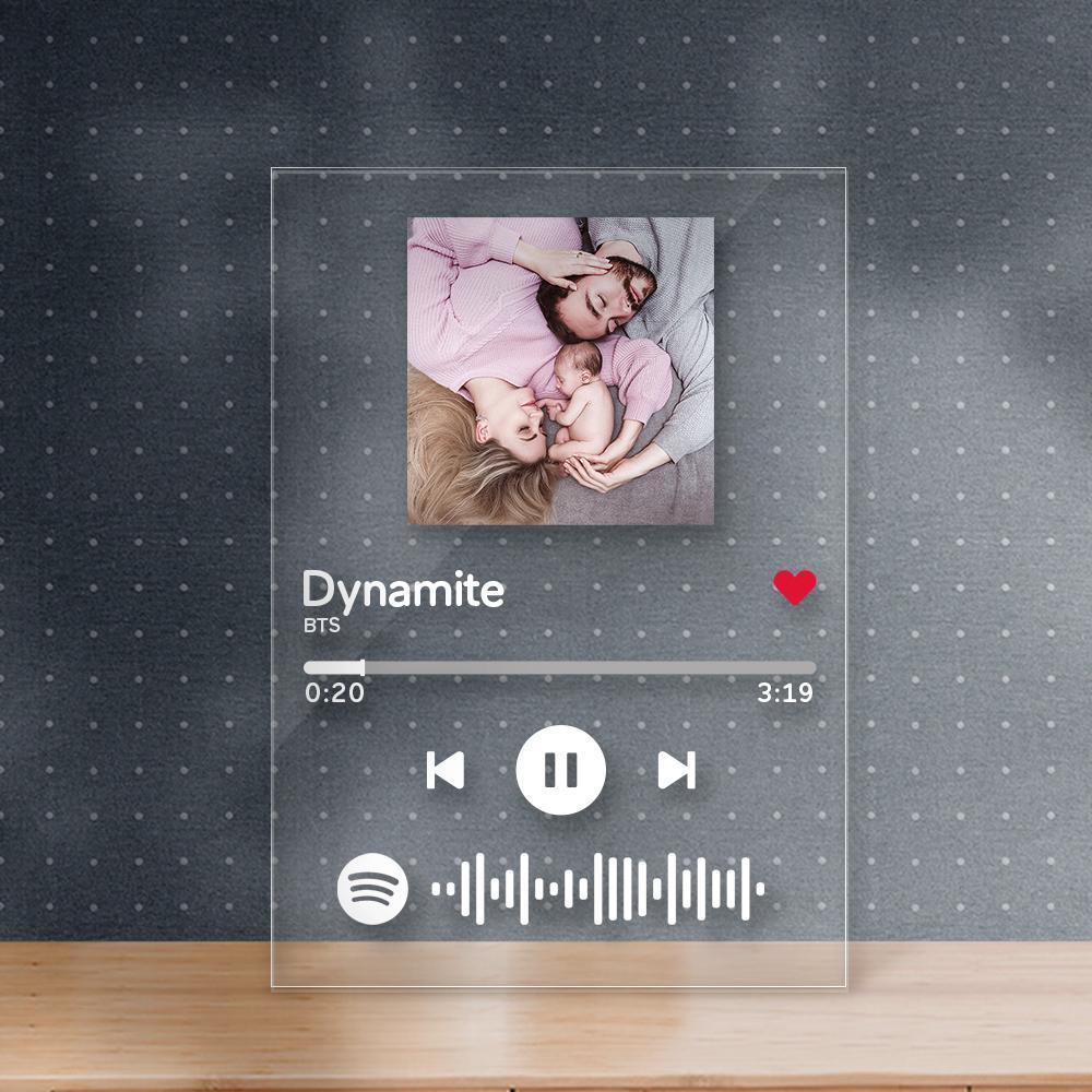 Custom Spotify Code Music Plaque(4.7in x 7.1in)