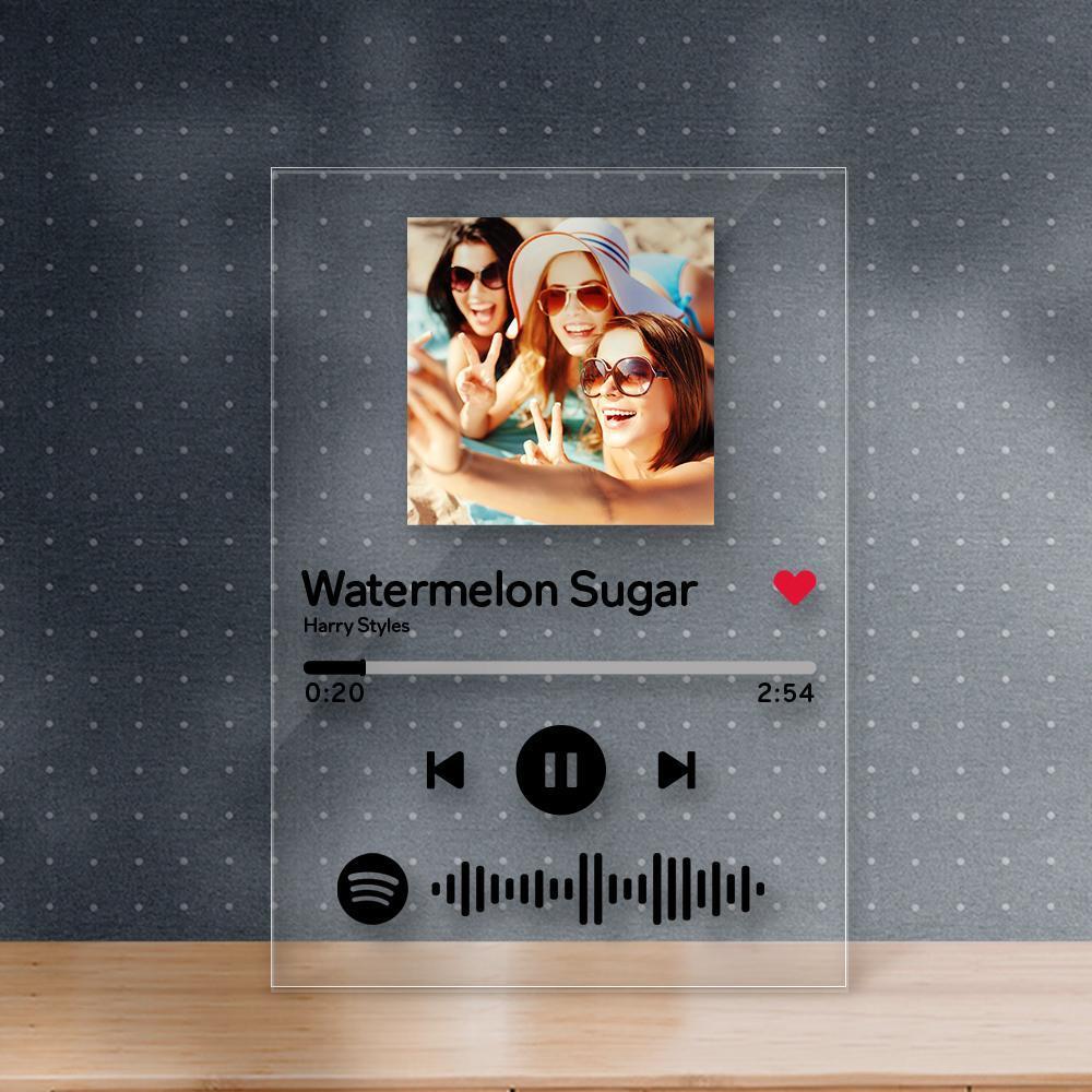 Personalized Spotify Code Music Plaque(4.7in x 7.1in)