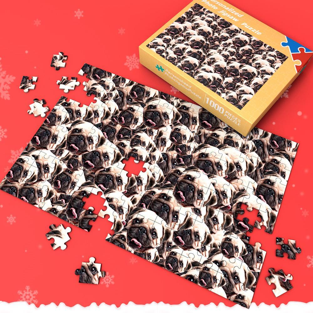 Custom Face Mash Jigsaw Puzzle 35-1000 Pieces