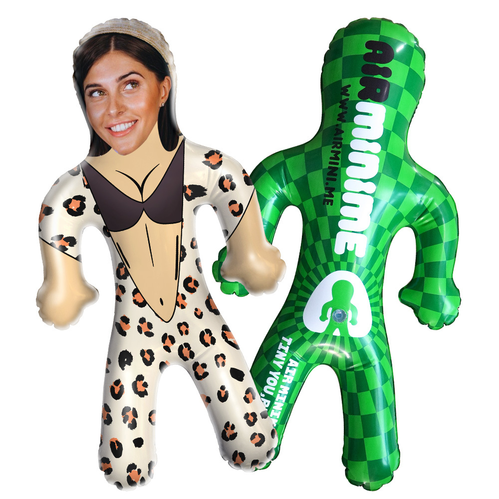 Personalized Blow Up Dolls Funny Sexy Swimsuit/Pool Inflatable Minime Balloon Custom Face Air Minime for Party Favors -