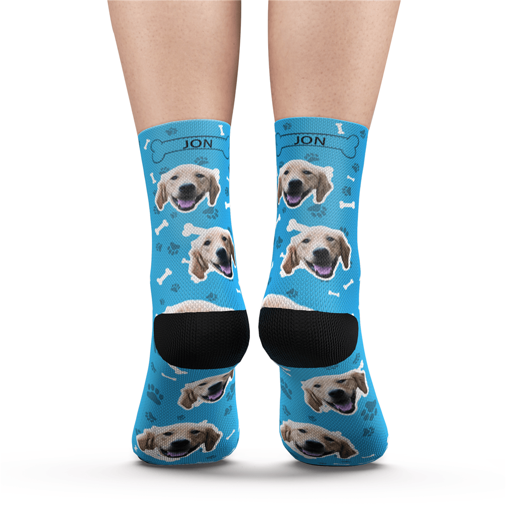 Custom Dog Socks With Your Text