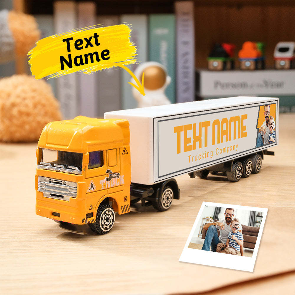 Personalized Toy Truck, Customized With Name On The Side of The Truck: Birthday, Christmas, Any Event for Him -