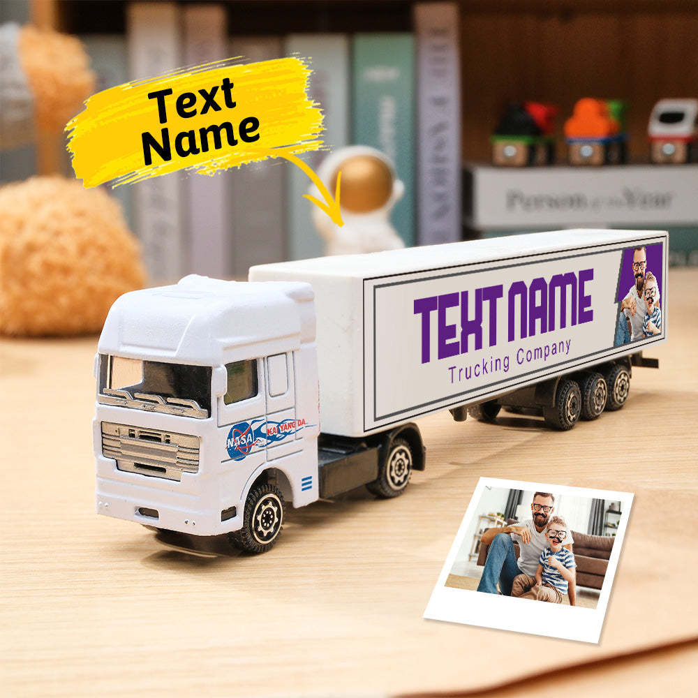 Personalized Toy Truck, Customized With Name On The Side of The Truck: Birthday, Christmas, Any Event for Him -
