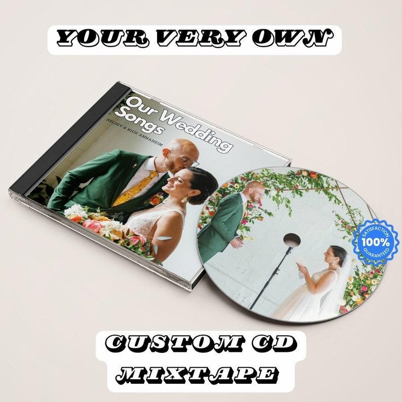 Custom CD & Jewel Case 5/10/16 Songs Custom CD Mixtape | Personalized Custom CD Album, Valentines, Anniversary Wedding Gift -