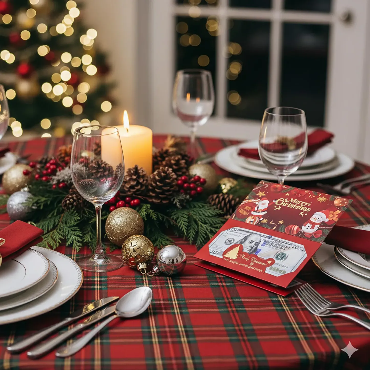 Christmas Money Holders with Envelopes Surprise Cash Gift Cards for Kids, Teens, Mom & DadCreative Christmas Cash Gift - 