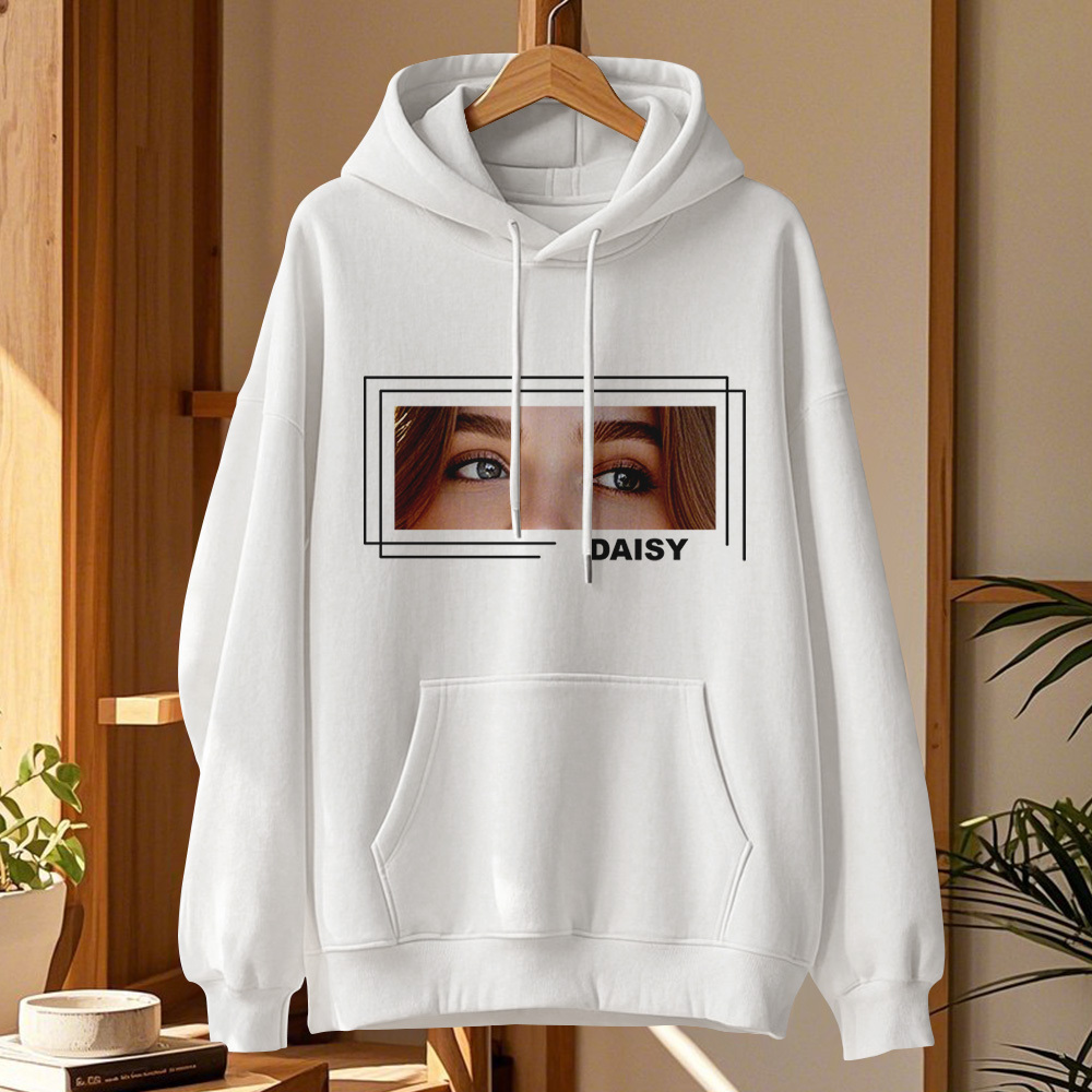 ユニークなカスタムアイtシャツ,愛する人のアイシャツ,パーソナライズされたアイアートワークtシャツ,写真からのユニークなアイスケッチアート,愛する人への贈り物 - FaceBoxer