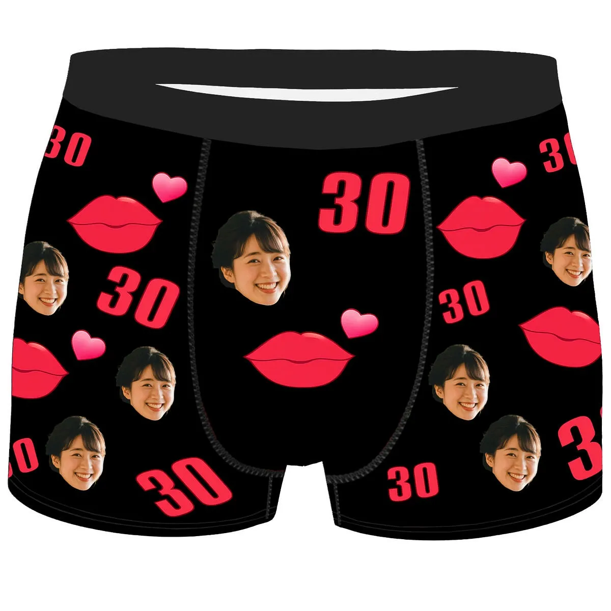 顔写真入りオーダーメイドボクサーパンツ | 30歳誕生日記念日サプライズおもしろギフトメンズ	