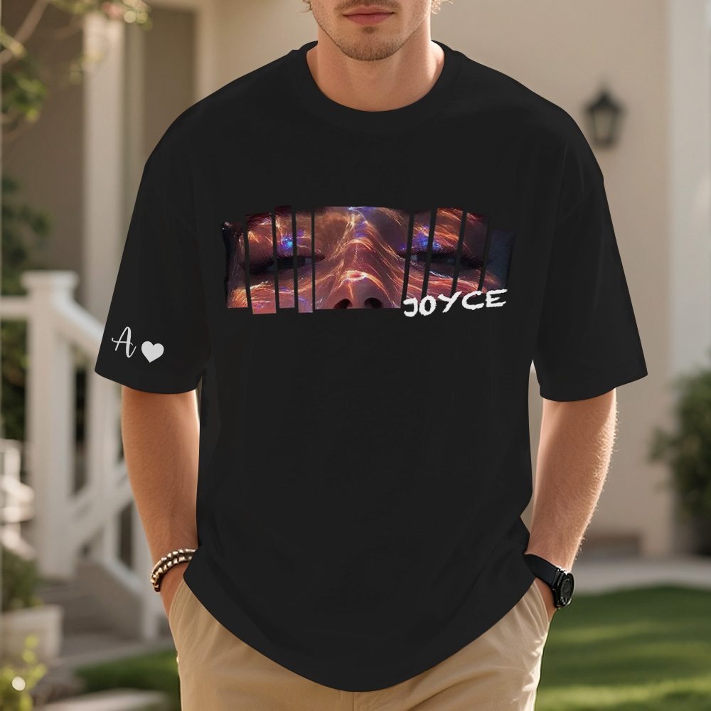 Custom Eyes Shirt Girlfriend Eyes Tee Personalized Photo and Name