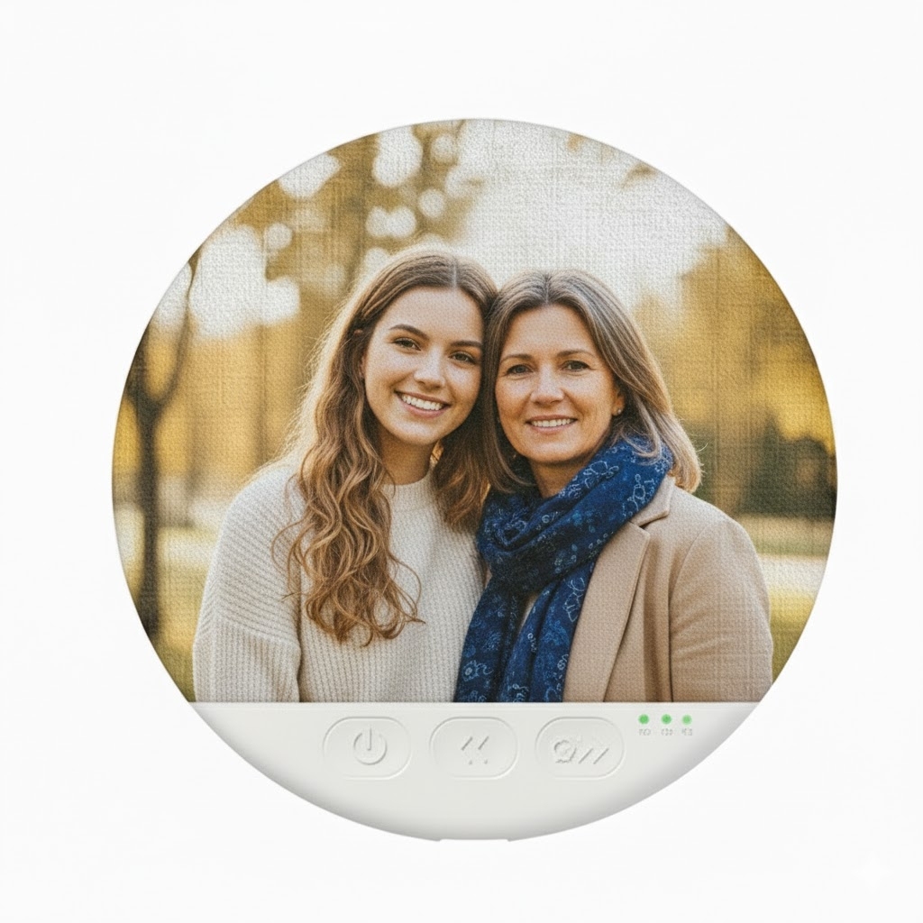 2026 New Sleep Pillow Speaker, Bluetooth Pillow Speaker Custom Birth Flower Ultra-Thin Stereo Bass with Timer and White Noise Sleep Aid Function, Sleep Headphones for Adult - MyPhotoSocks