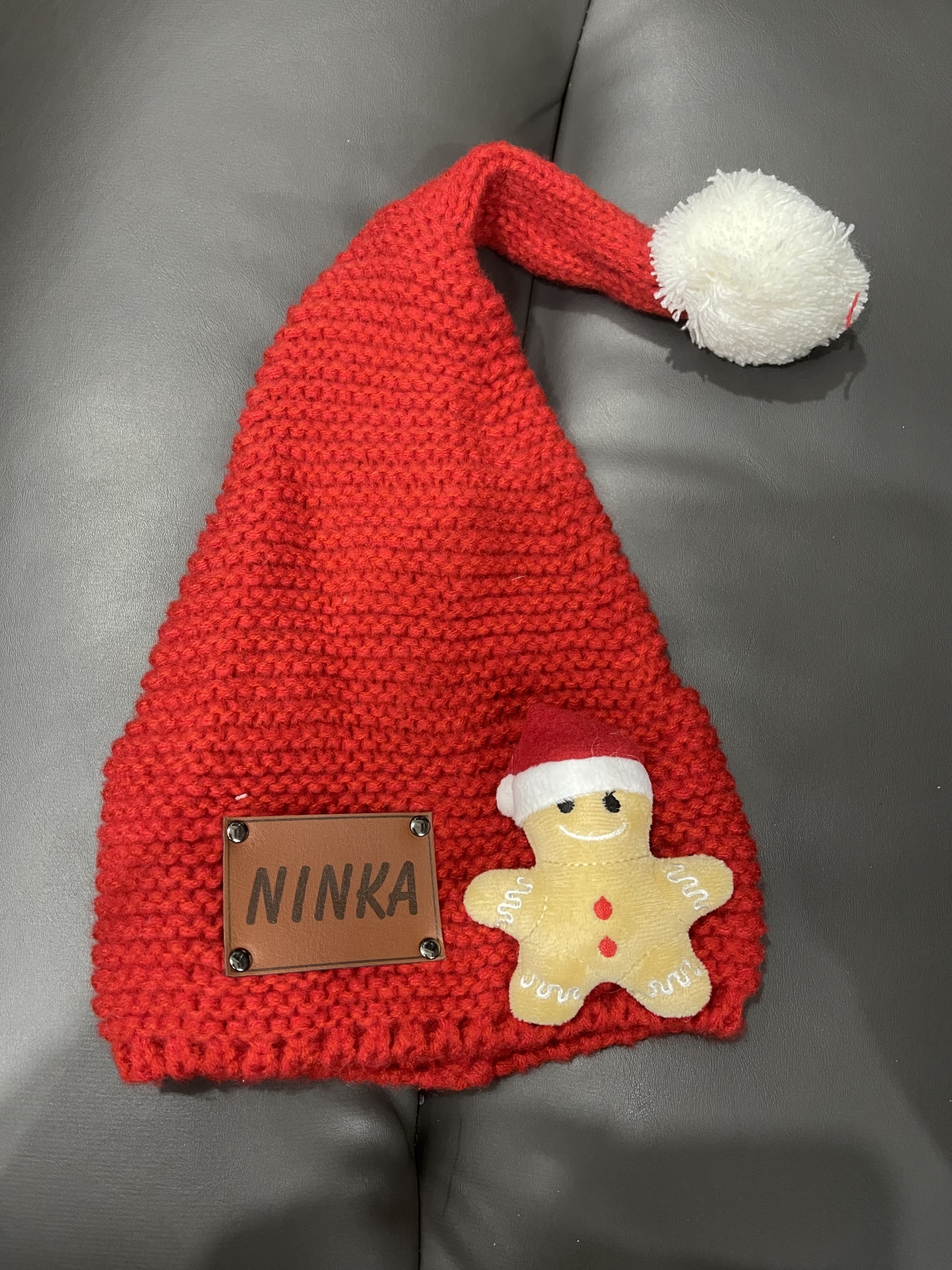 Personalized Name Knitted Winter Christmas Hat ForKids