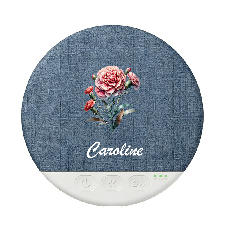 2026 New Sleep Pillow Speaker, Bluetooth Pillow Speaker Custom Birth Flower Ultra-Thin Stereo Bass with Timer and White Noise Sleep Aid Function, Sleep Headphones for Adult - MyPhotoSocks