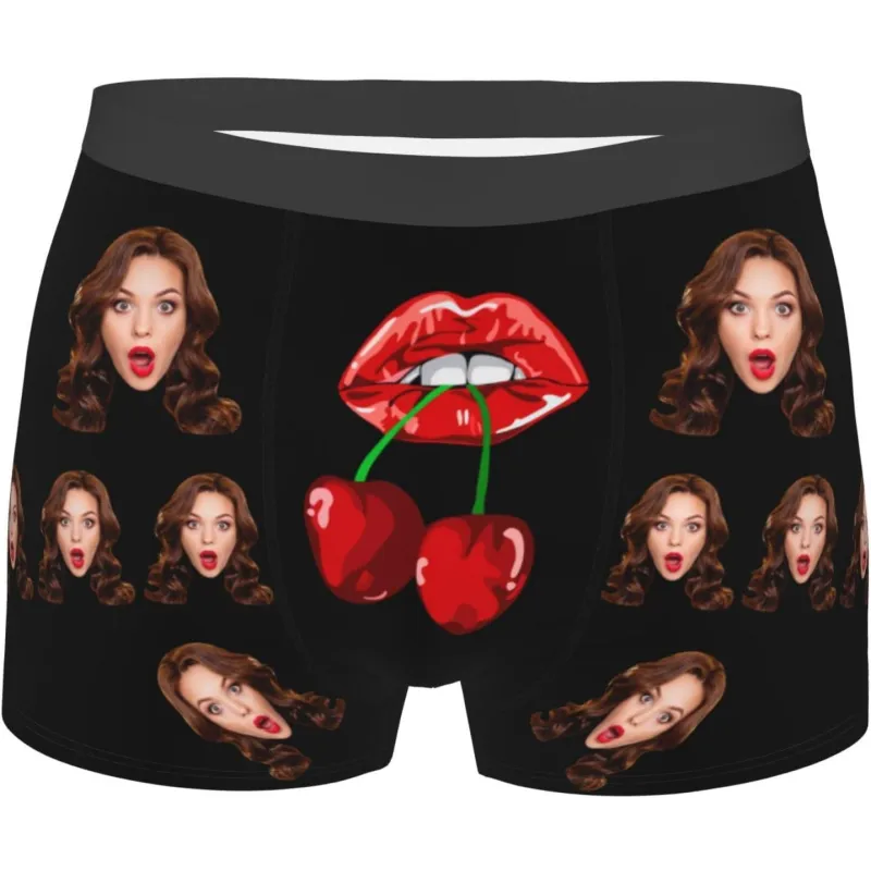 Personalized Face Boxers Briefs Custom Underwear Custom Wife Face Printed Photo Boxer - MyfaceboxerUK