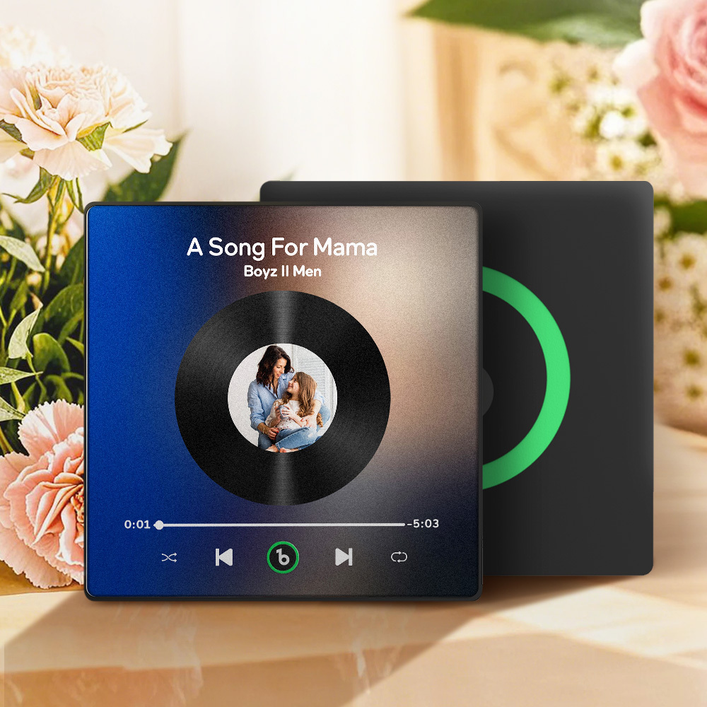 New 4.0 Upgrade Custom Music Fridge Magnet Gift for Couple Colorful Frame Album Fridge Magnet Can Play Songs	 - MyFaceBoxerUK