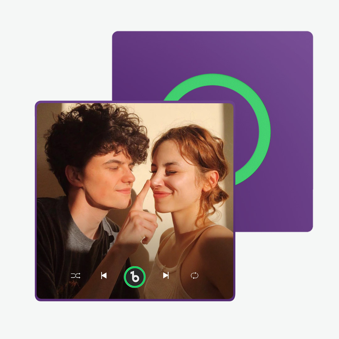 Custom Music Fridge Magnet Colorful Frame Album Fridge Magnet Can Play Songs Gift for Couple	 - MyFaceBoxerUK