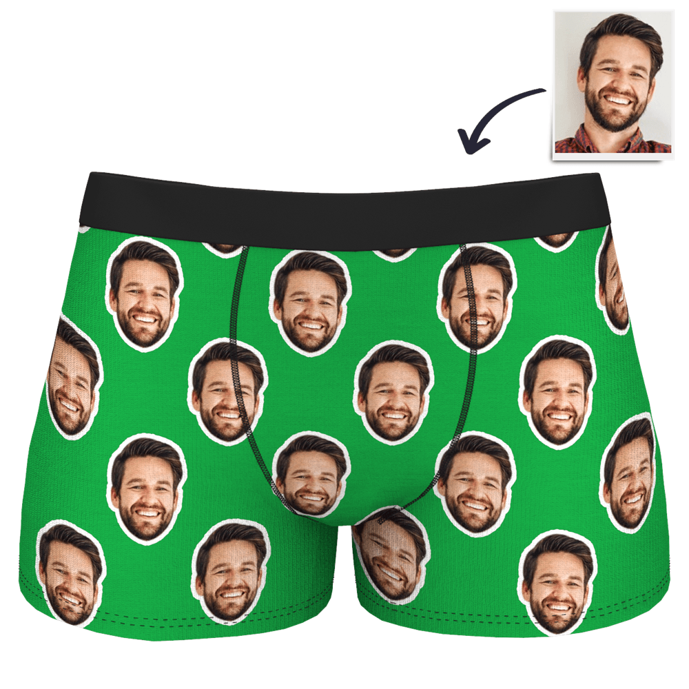 Men's Customized Colorful Face Boxer Shorts - MyFaceBoxerUK