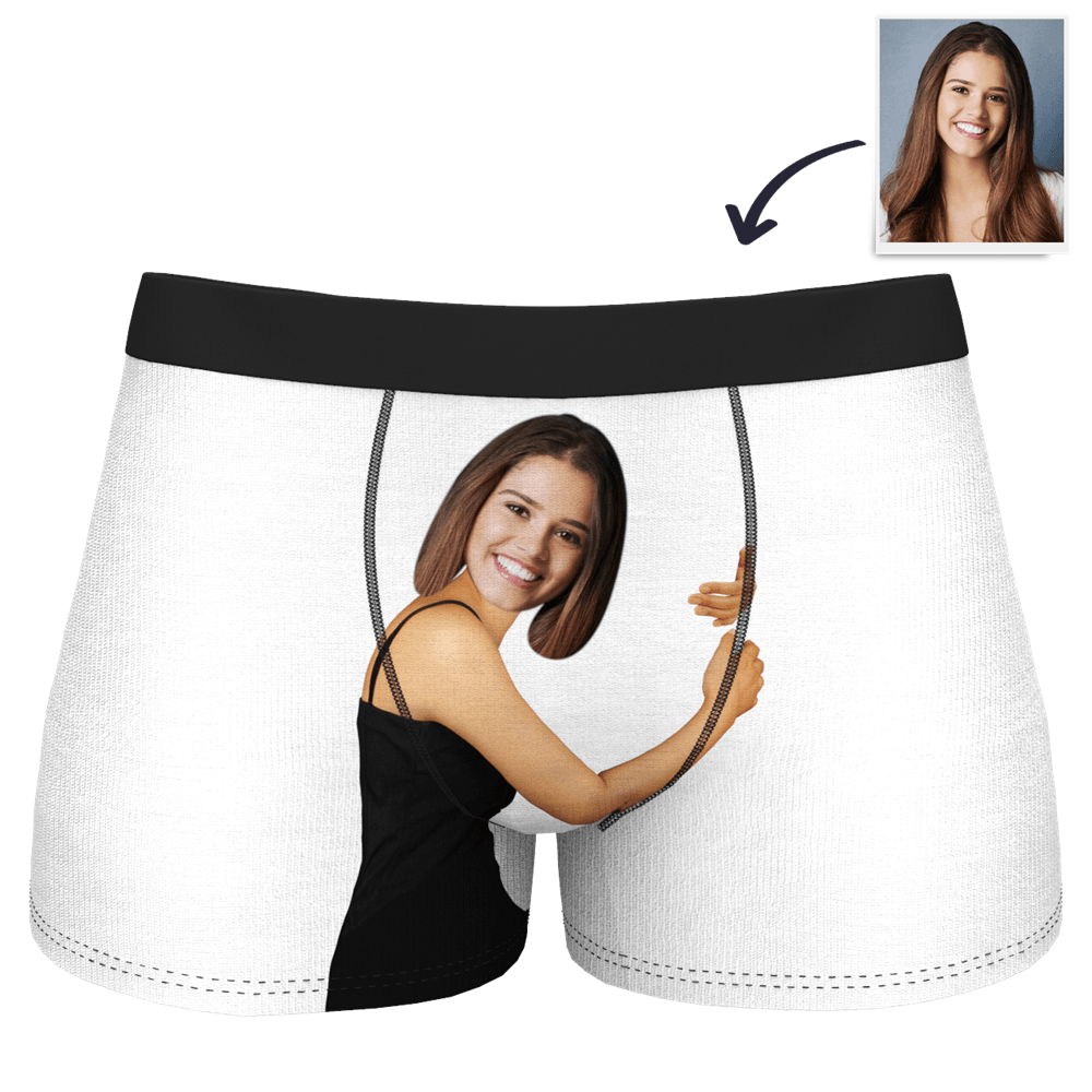 Custom Face On Body Boxer Shorts 3D Online Preview - Tan Skin - MyFaceBoxerUK