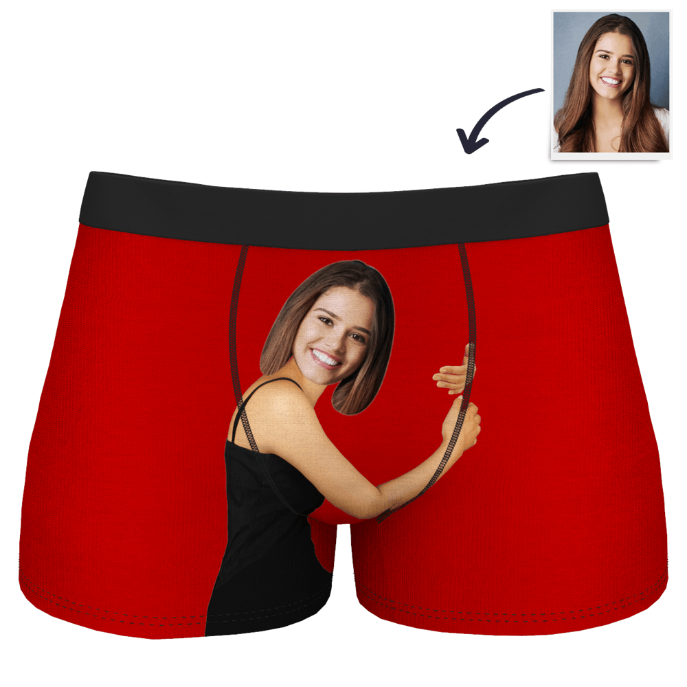 Custom Face On Body Boxer Shorts 3D Online Preview - Tan Skin - MyFaceBoxerUK