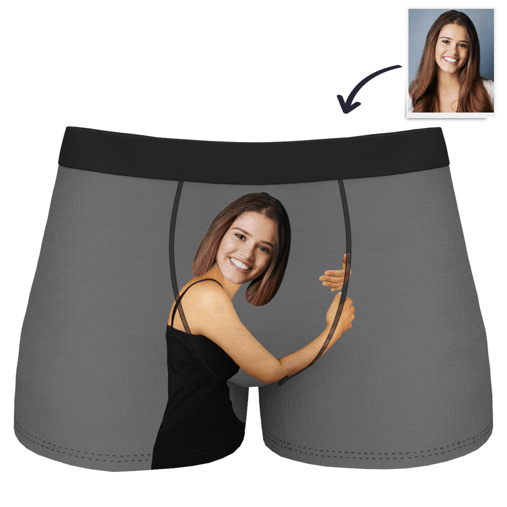 Custom Face On Body Boxer Shorts 3D Online Preview - Tan Skin - MyFaceBoxerUK
