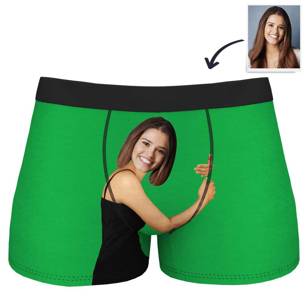 Custom Face On Body Boxer Shorts 3D Online Preview - Tan Skin - MyFaceBoxerUK