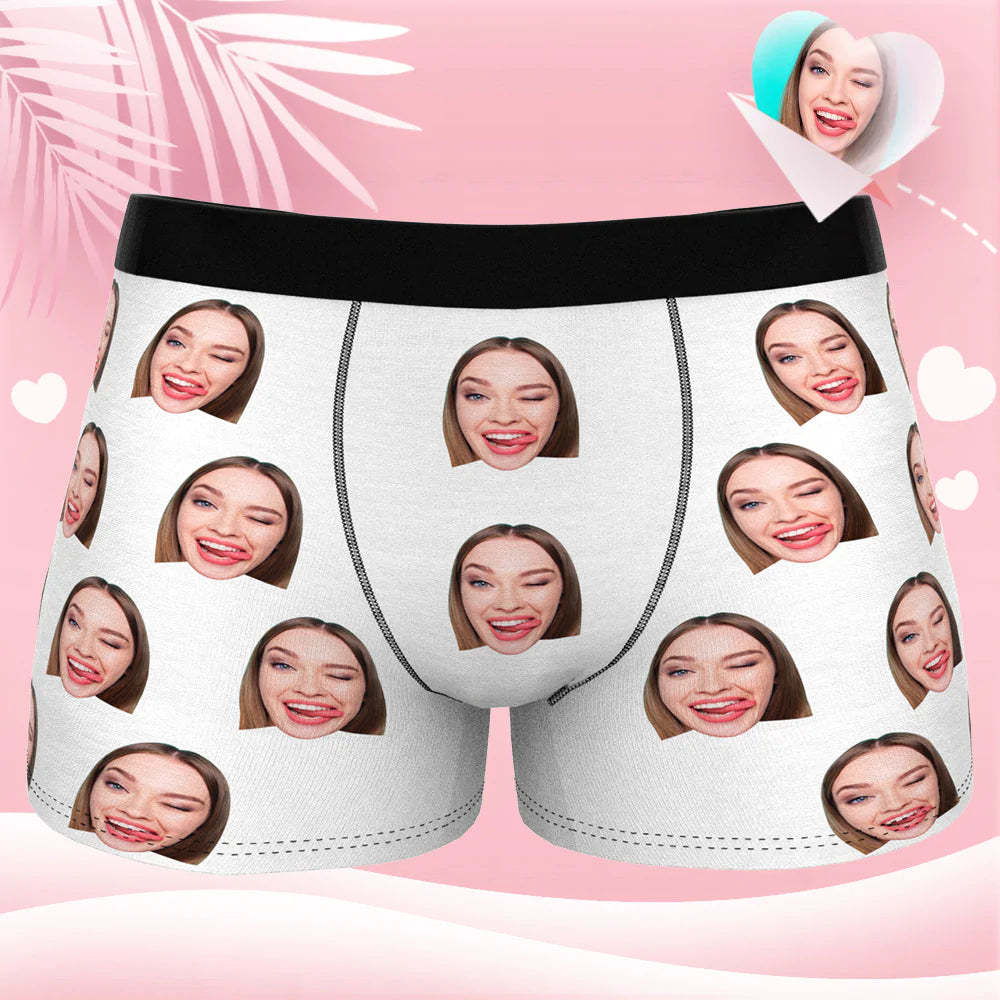 Men's Customized Colorful Face Boxer Shorts	 - MyFaceBoxerUK