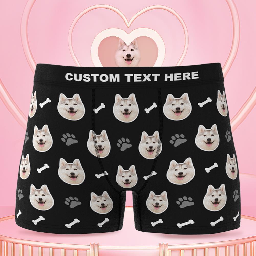 Men's Custom Dog Boxer Shorts 3D Online Preview	 - MyFaceBoxerUK