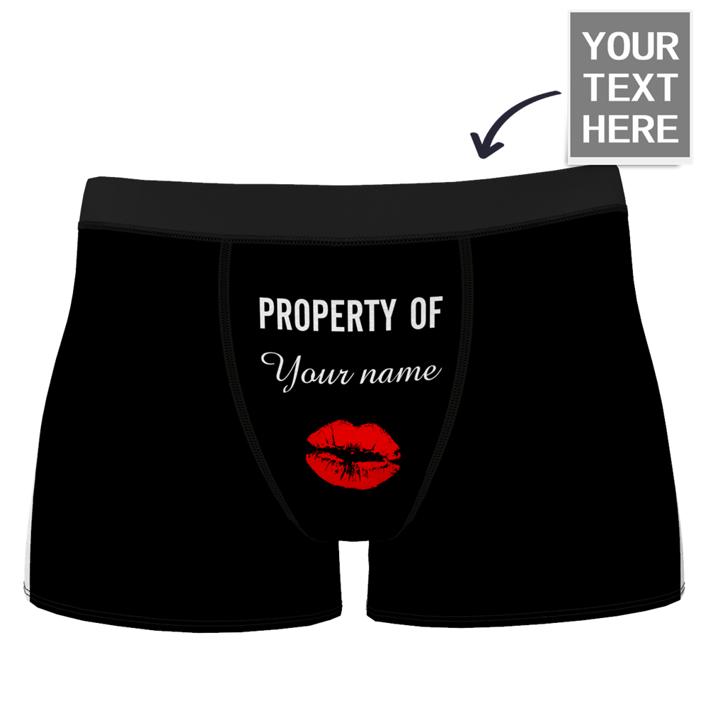 Men's Custom Property of Yours Boxer Shorts	 - MyFaceBoxerUK