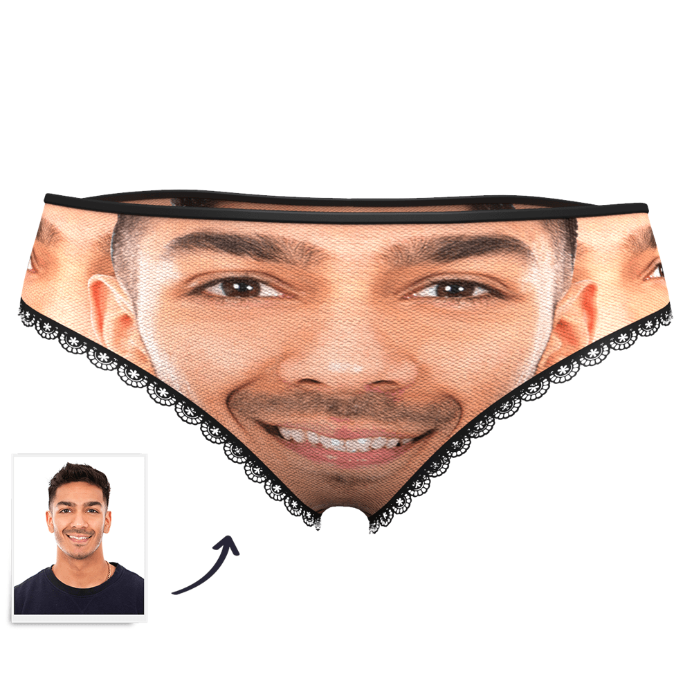 Custom Face Women's Panties Boyfriend Face - MyFaceBoxerUK