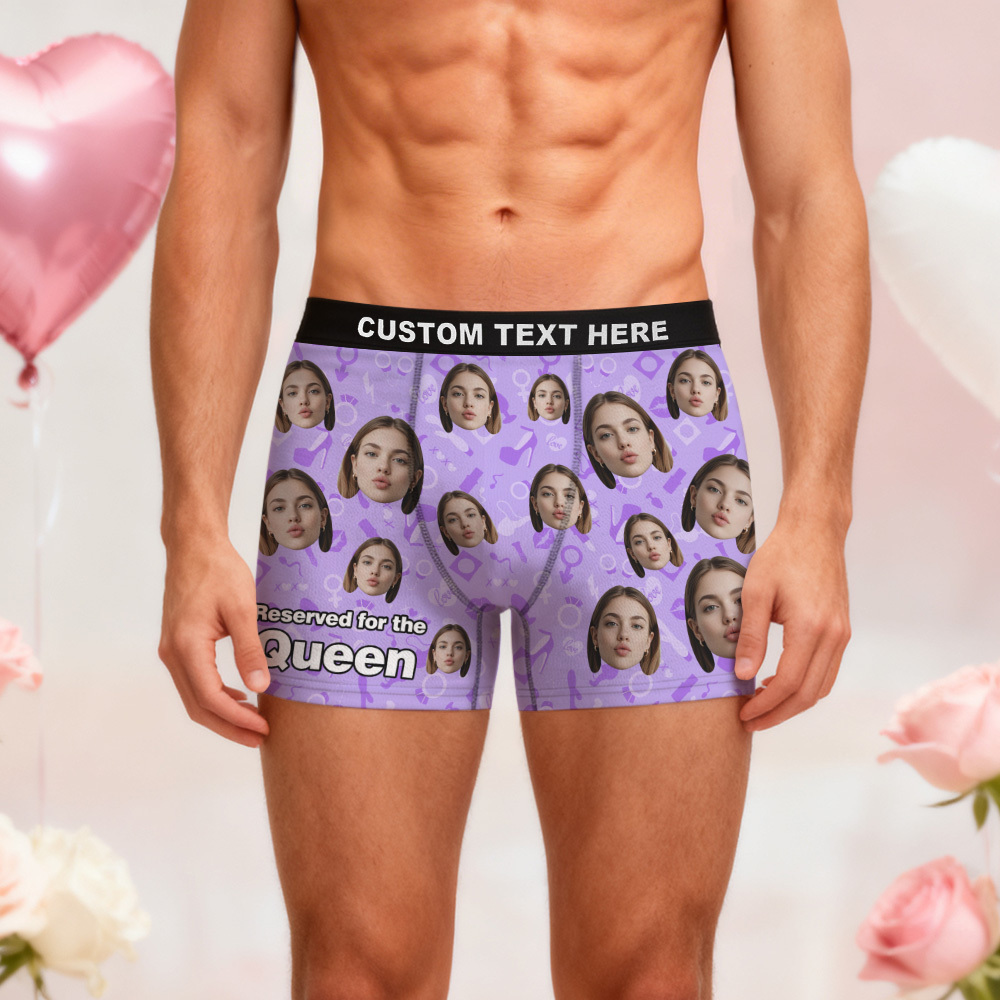 Valentine's Gifts Custom Face Men's Underwear Personalized Boxer Briefs Gifts for Him Multi Designs - MyfaceboxerUK