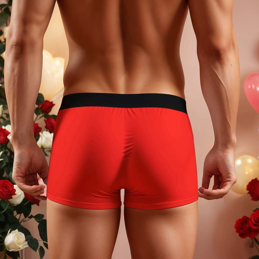 Custom Face Underwear Men's Boxer Brief Christmas Novelty Gifts for Him - MyfaceboxerUK