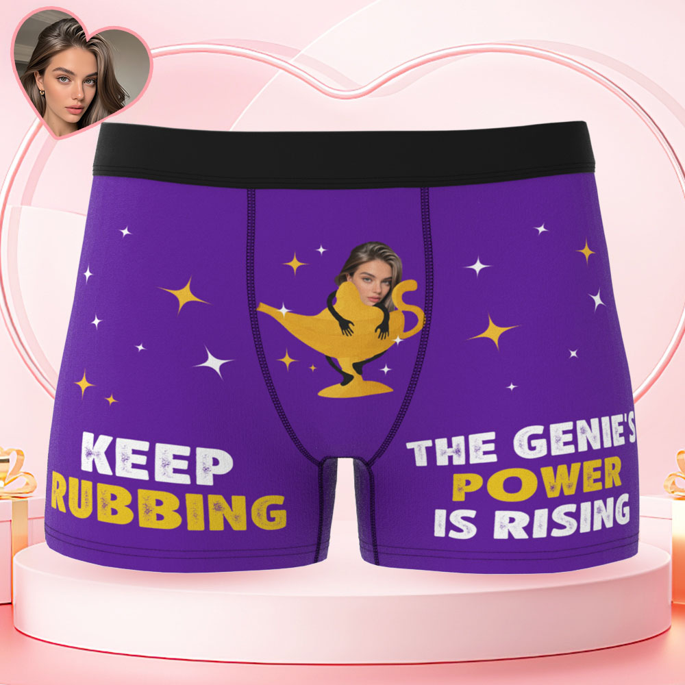 Custom Photo Novelty Gifts For Men's Boxers Briefs - MyfaceboxerUK