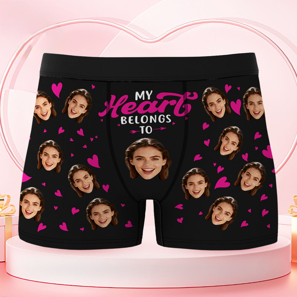 Put Your Face on Boxers | Custom Photo Underwear for Men and Women Couple Gifts - MyfaceboxerUK
