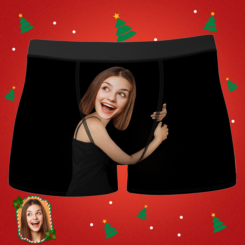 Custom Face On Body Boxer Shorts 3D Online Preview - Tan Skin - MyFaceBoxerUK