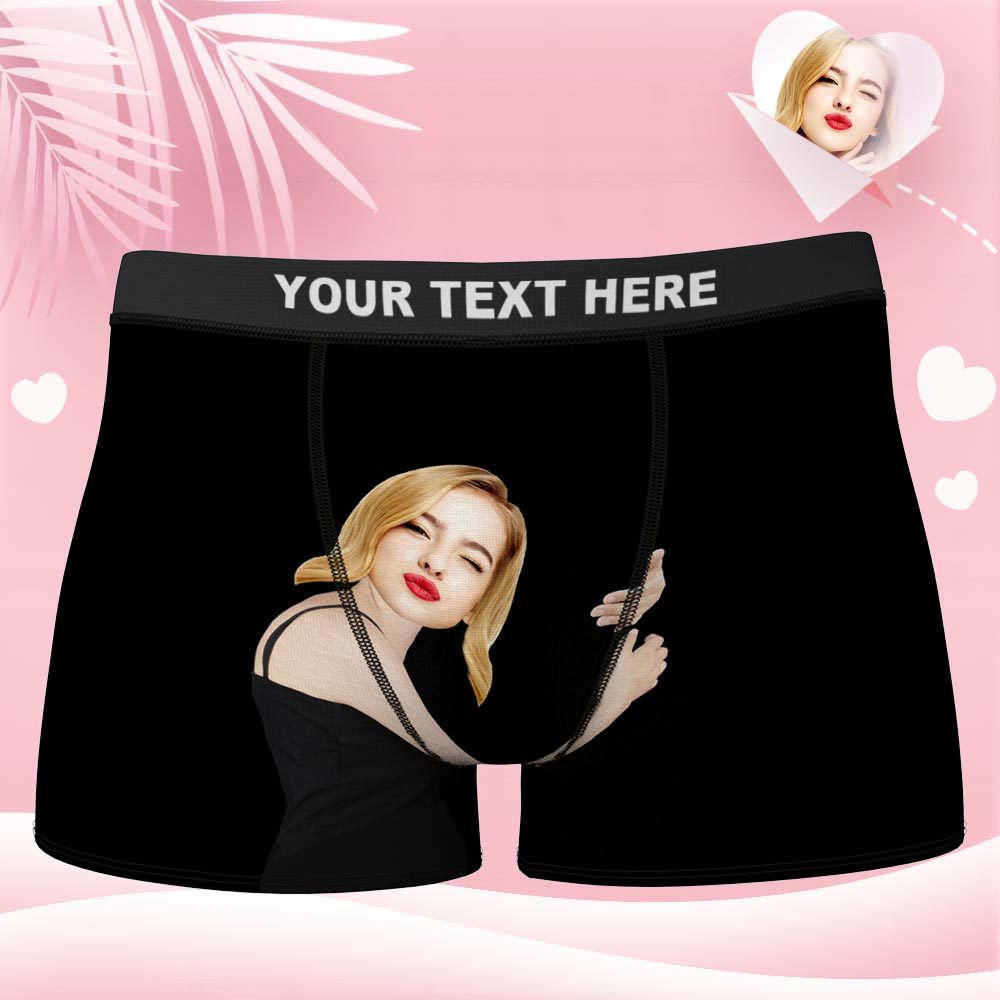Custom Face On Body Boxer Shorts 3D Online Preview - Tan Skin - MyFaceBoxerUK