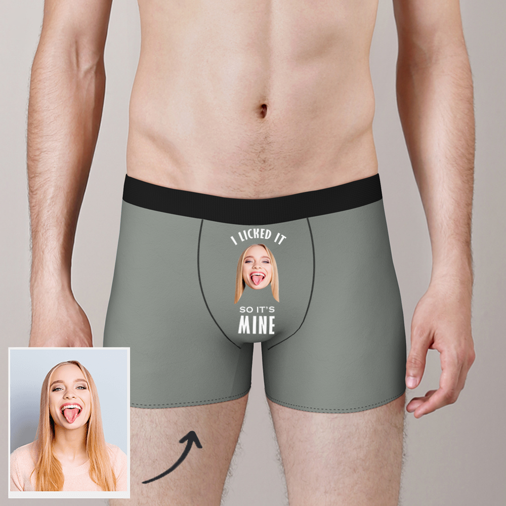 Custom Face Boxer Licked It So It's Mine 3D Online Preview - MyFaceBoxerUK