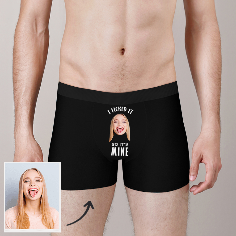 Custom Face Boxer Licked It So It's Mine 3D Online Preview - MyFaceBoxerUK