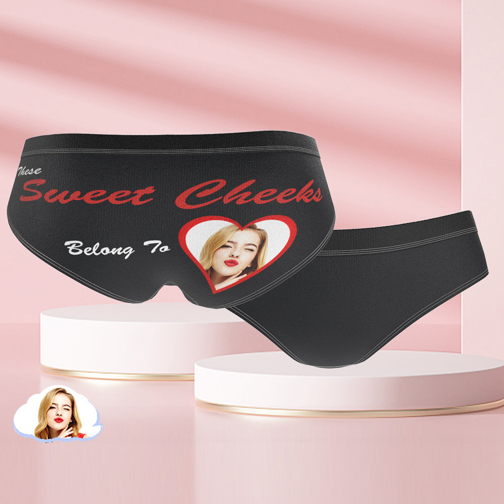 Custom Photo Underwear Heart Photo Commemorative Gifts	 - MyFaceBoxerUK