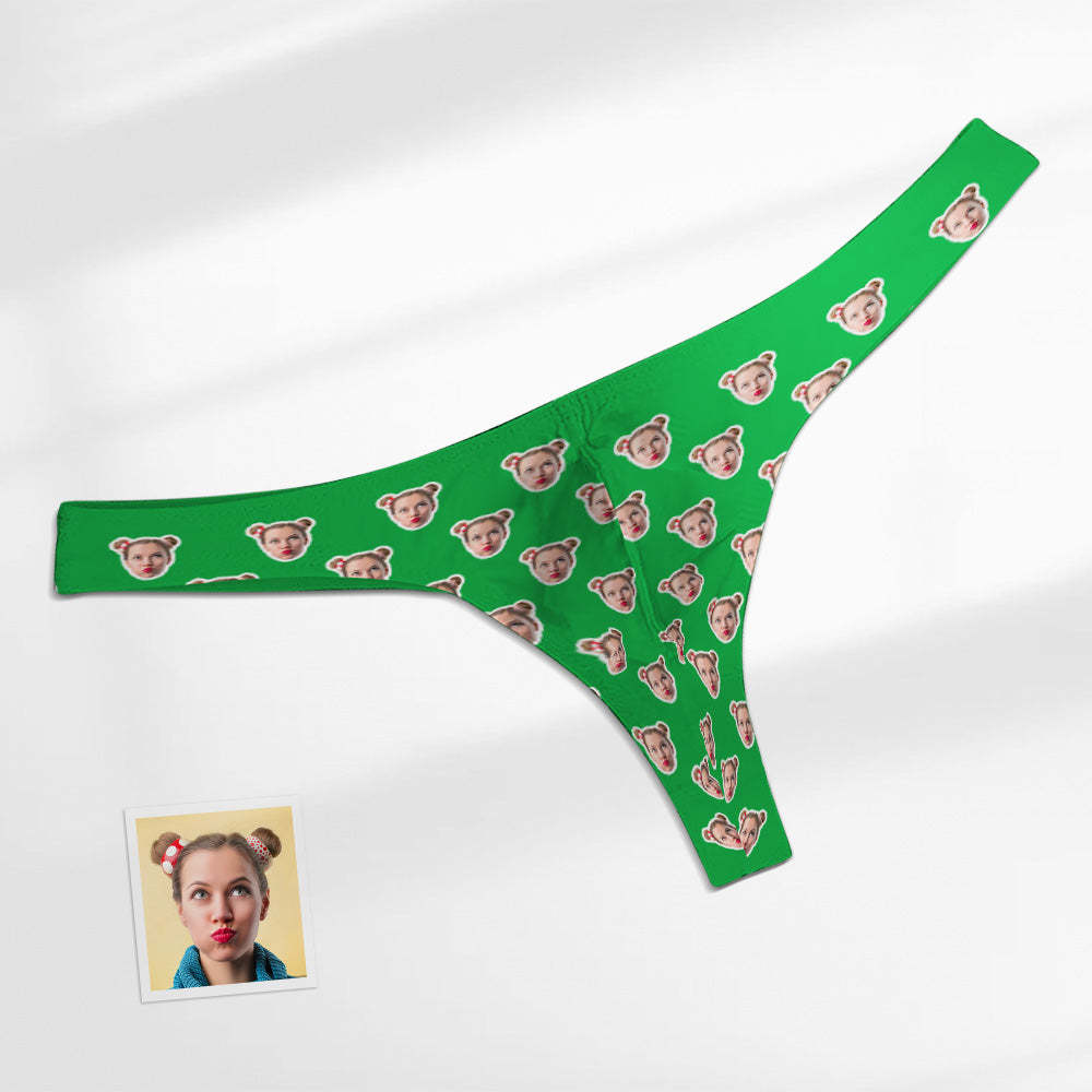 Custom Face Corlorful Men's Thong Solid Color Men's Briefs - MyFaceBoxerUK