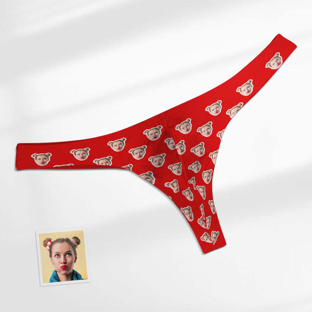 Custom Face Corlorful Men's Thong Solid Color Men's Briefs - MyFaceBoxerUK