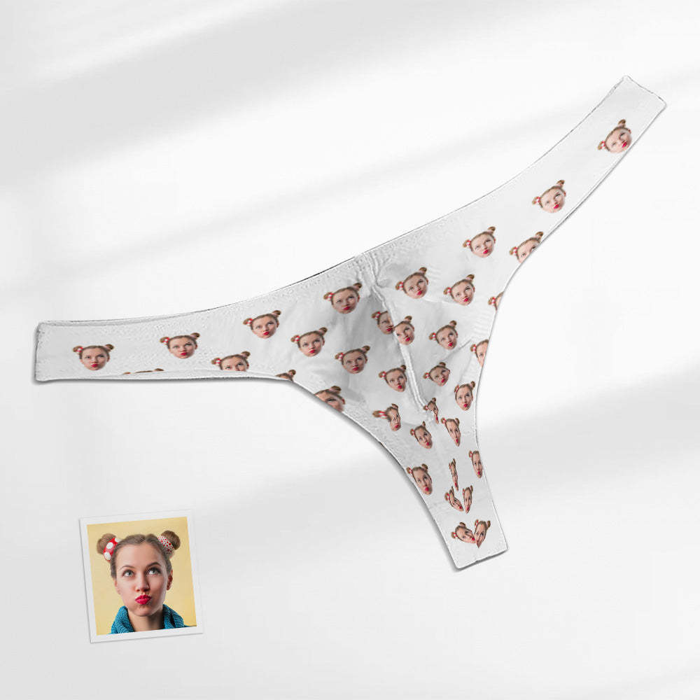 Custom Face Corlorful Men's Thong Solid Color Men's Briefs - MyFaceBoxerUK
