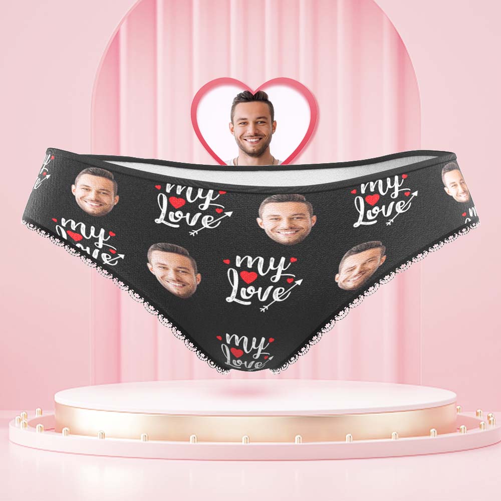 Custom Face Women's Panties To My Love Gift for Her