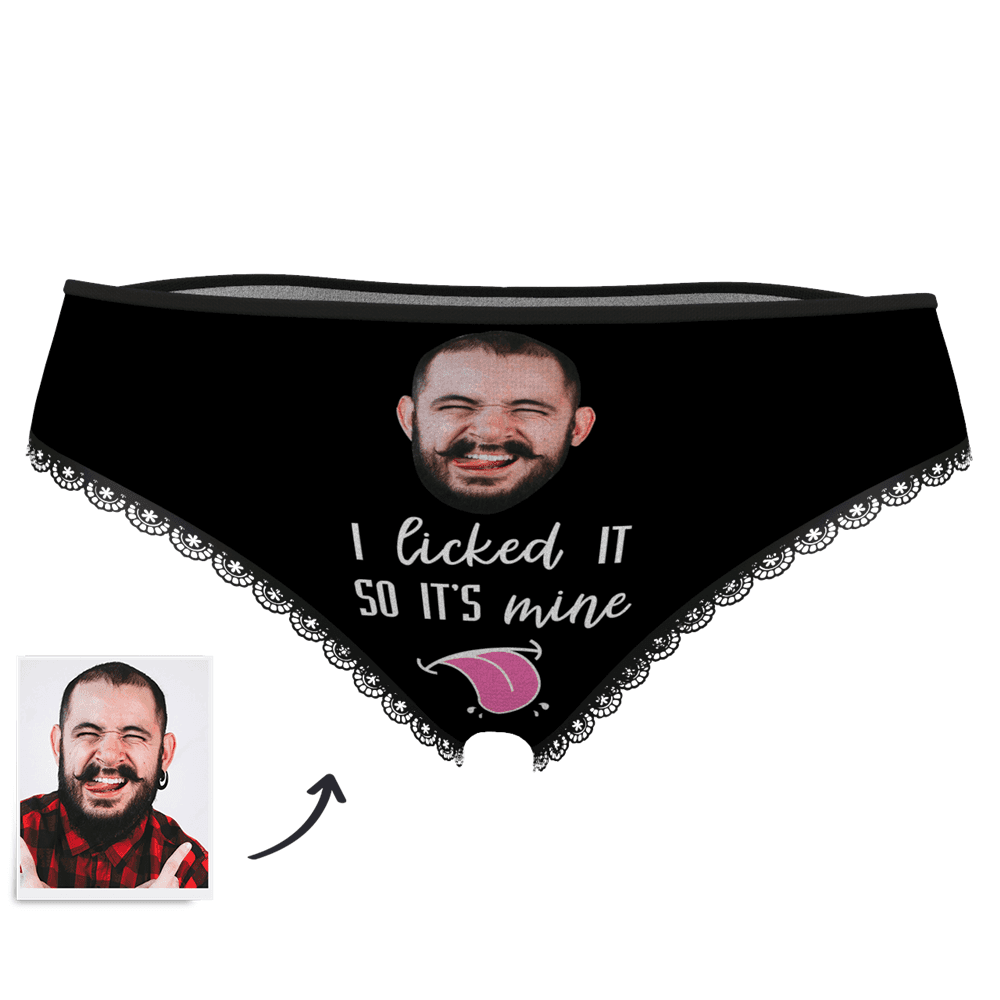 Women's Face On Panties I licked IT SO IT'S mine - MyFaceBoxerUK